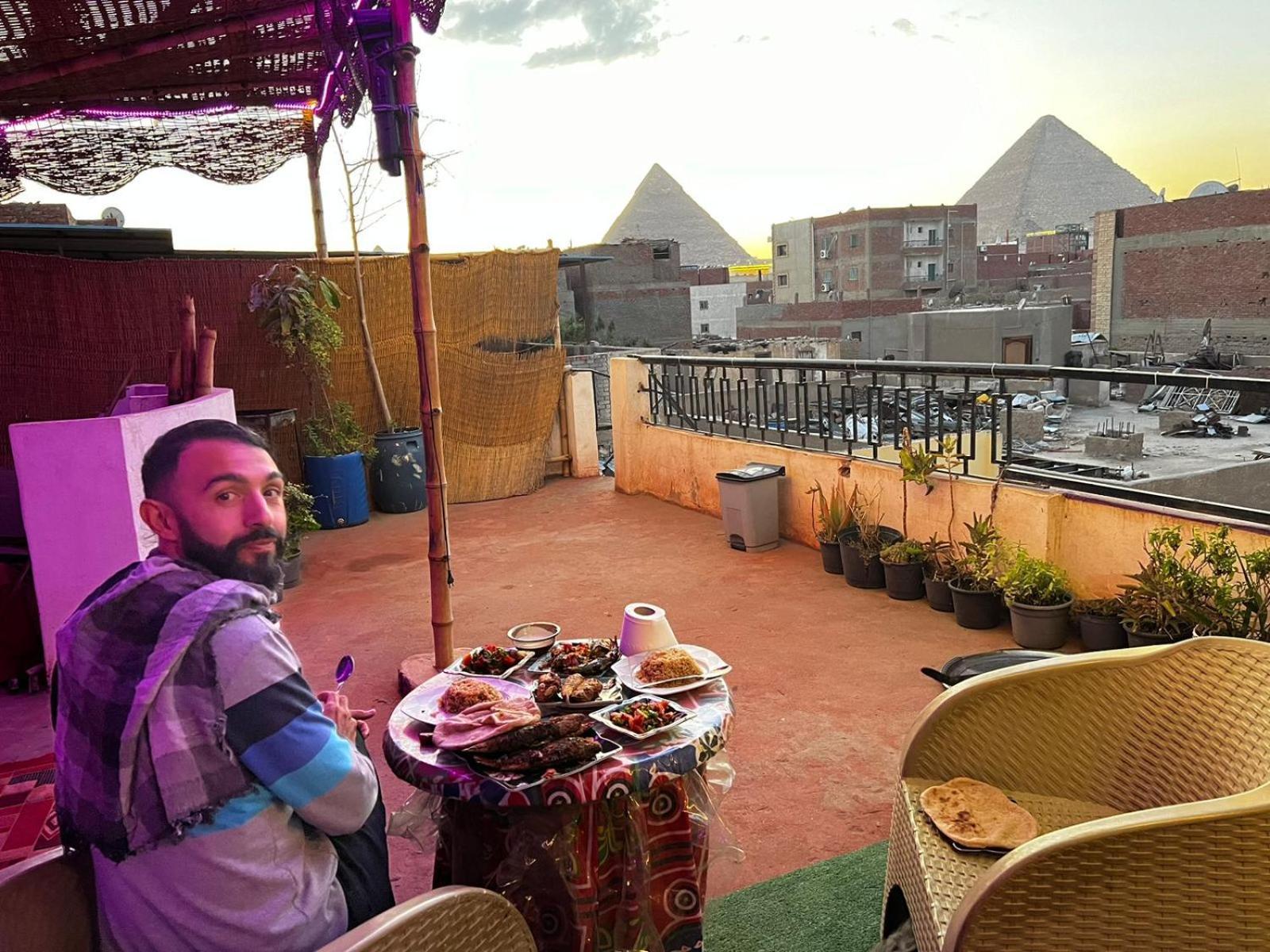 Jana Pyramids View In 3 Bed & Breakfast Kafrat al Jabal Ngoại thất bức ảnh