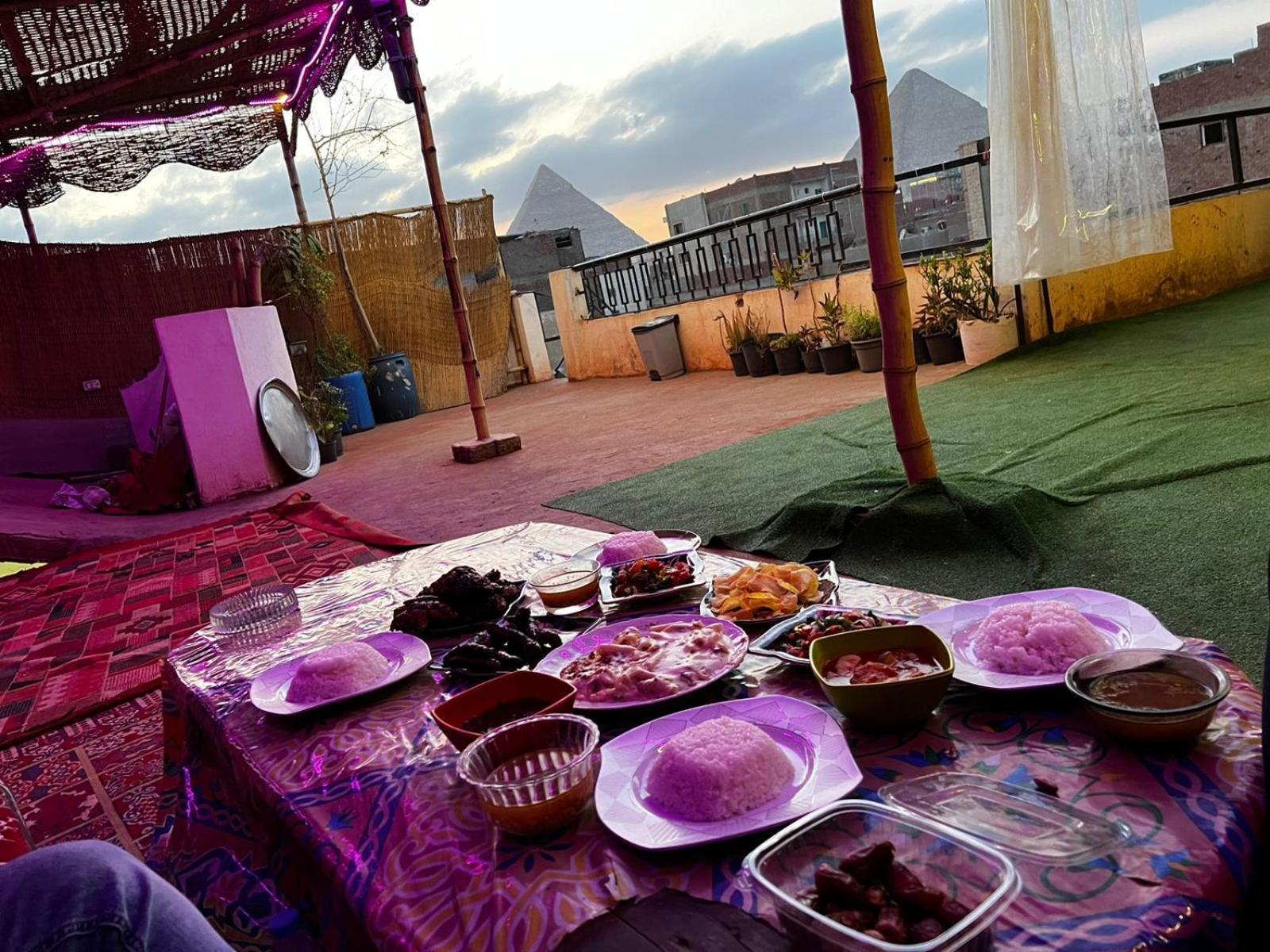 Jana Pyramids View In 3 Bed & Breakfast Kafrat al Jabal Ngoại thất bức ảnh