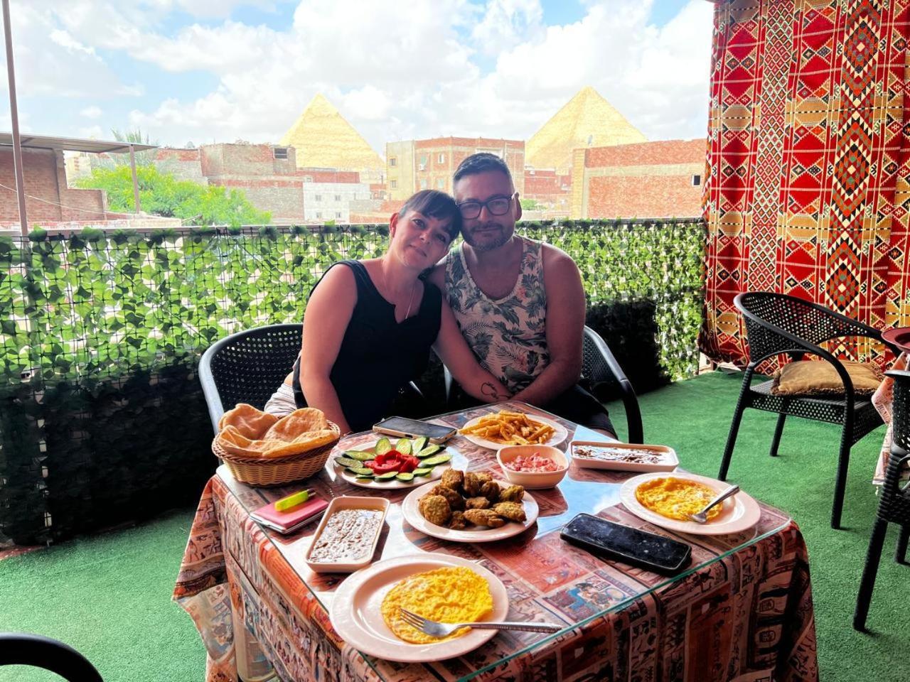 Jana Pyramids View In 3 Bed & Breakfast Kafrat al Jabal Ngoại thất bức ảnh